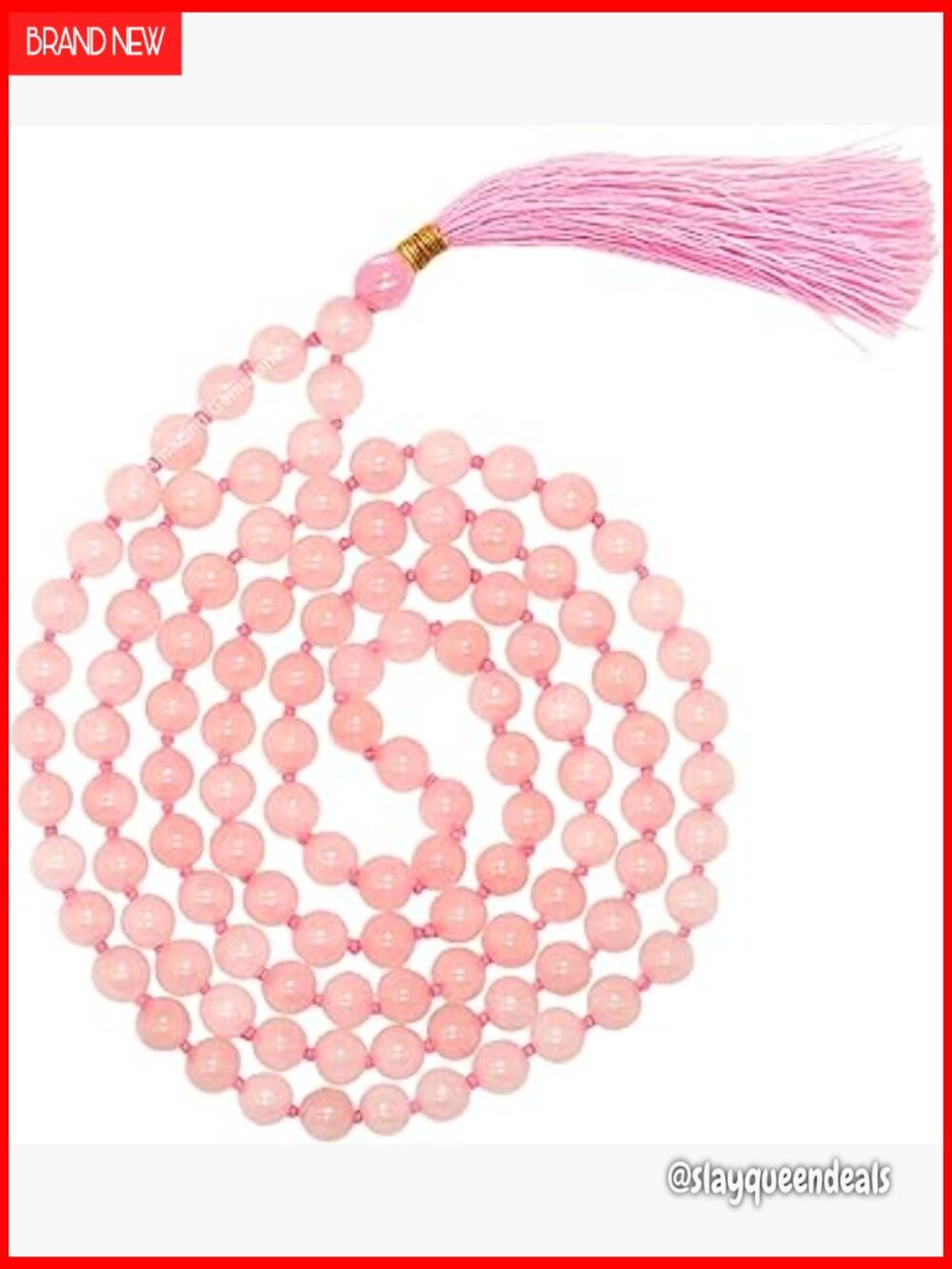 108 Japa Mala Prayer Beads Necklace & Wrist Bracelet for Meditation